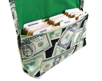 Coupon Organizer Holder Purse Organizer Saving Money Fabric