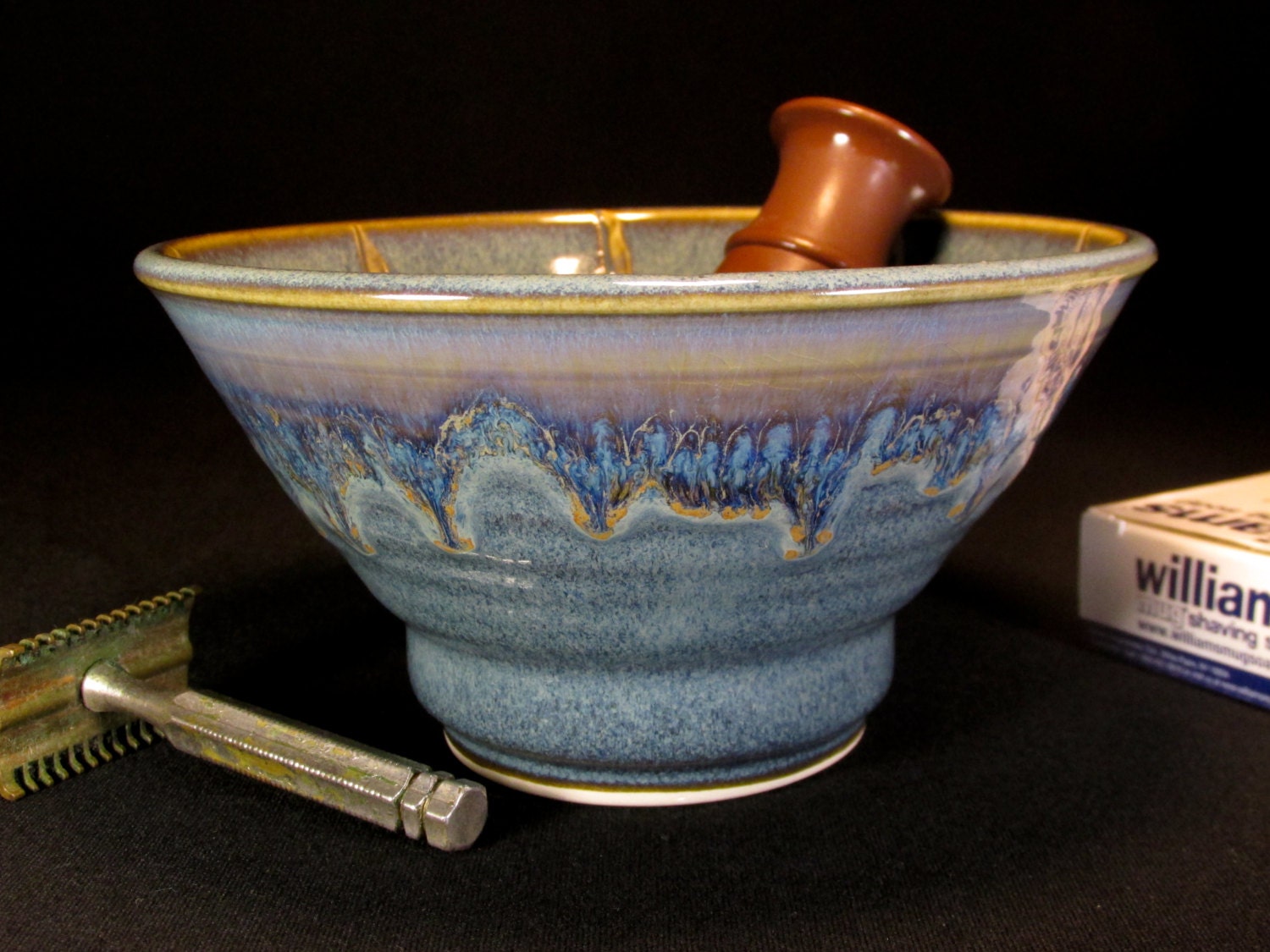 Shaving Lather Bowl Shaving Lather Cup Shave by DougSmithPottery