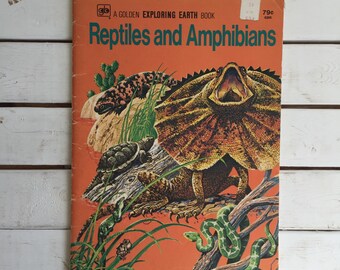 Reptile Book Etsy