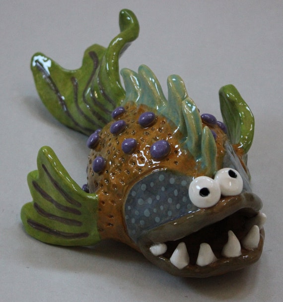 Whimsical Fish Sculpture Fish Fry Custom Pieces