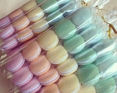 Etsy Pretend food Felt food Play food  Tokyo Kawaii Sweets Macaroon Spring Colored (5pc)