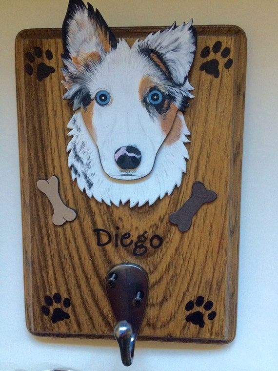 Custom 1Pack Dog Leash Hanger by DogLeashCaddies on Etsy