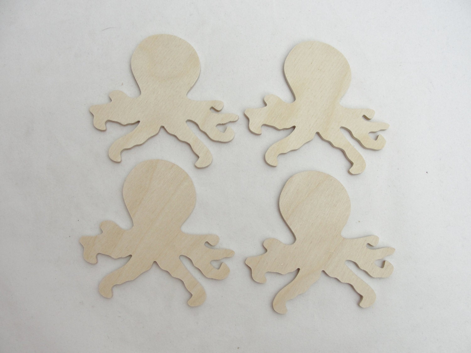 Octopus cutouts set of 4