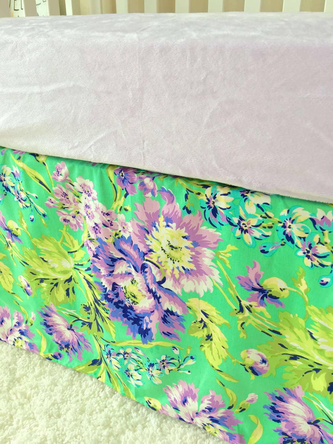 Bedding Sets for Baby Girls Lavender Crib Set Custom Baby