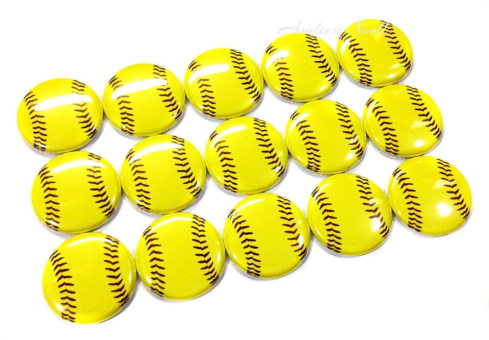 Softball 1 Buttons Softball Pins Softball Pinbacks