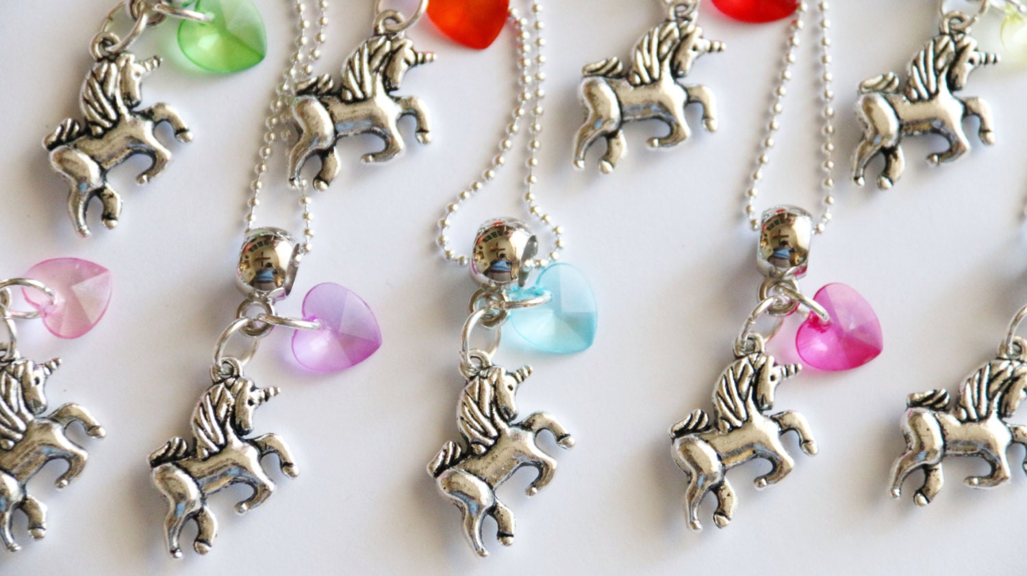 Unicorn Party Favor Necklace 7 Necklaces Unicorn with