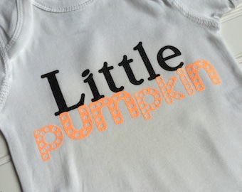 Baby Girl Fall Onesie - Halloween Pumpkin Onesie -