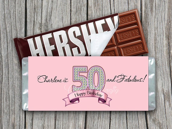 free hershey 80th birthday candy bar wrapper template