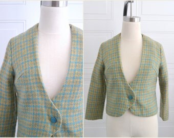 1960s Gaddi Houndstooth Wool Jacket