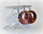 Wood Hoop Earrings, Round Earrings, Wooden Earrings, Party Hoop Earrings, Bohemian Hoop Earrings, Wood Jewelry, Wearable Art Jewelry, Gift Wood Hoop Earrings, Round Earrings, Wooden Earrings, Party Hoop Earrings, Bohemian Hoop Earrings, Wood Jewelry, Wearable Art Jewelry, Gift