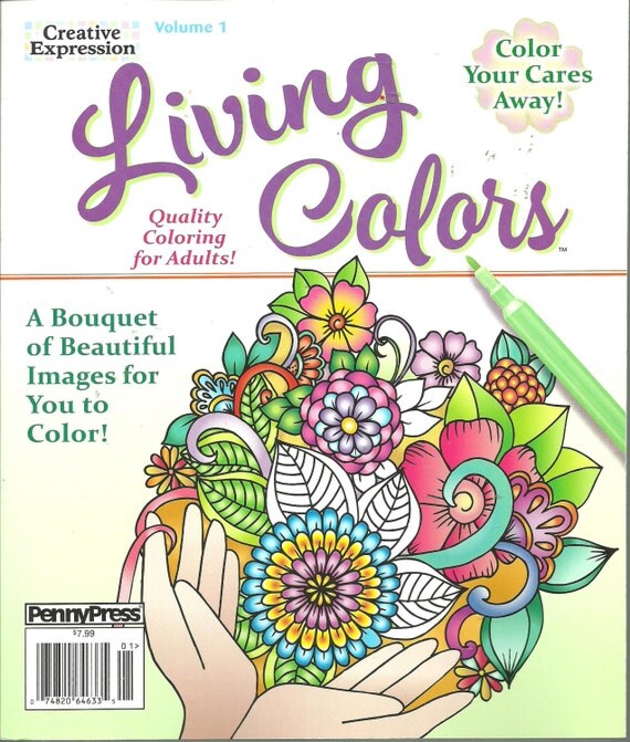 NEW Living Colors Creative Expression Coloring