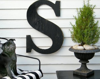 24" Extra Large Letter Wall Decor Wooden Letter Big Letters Dorm Decor Wedding Must Have