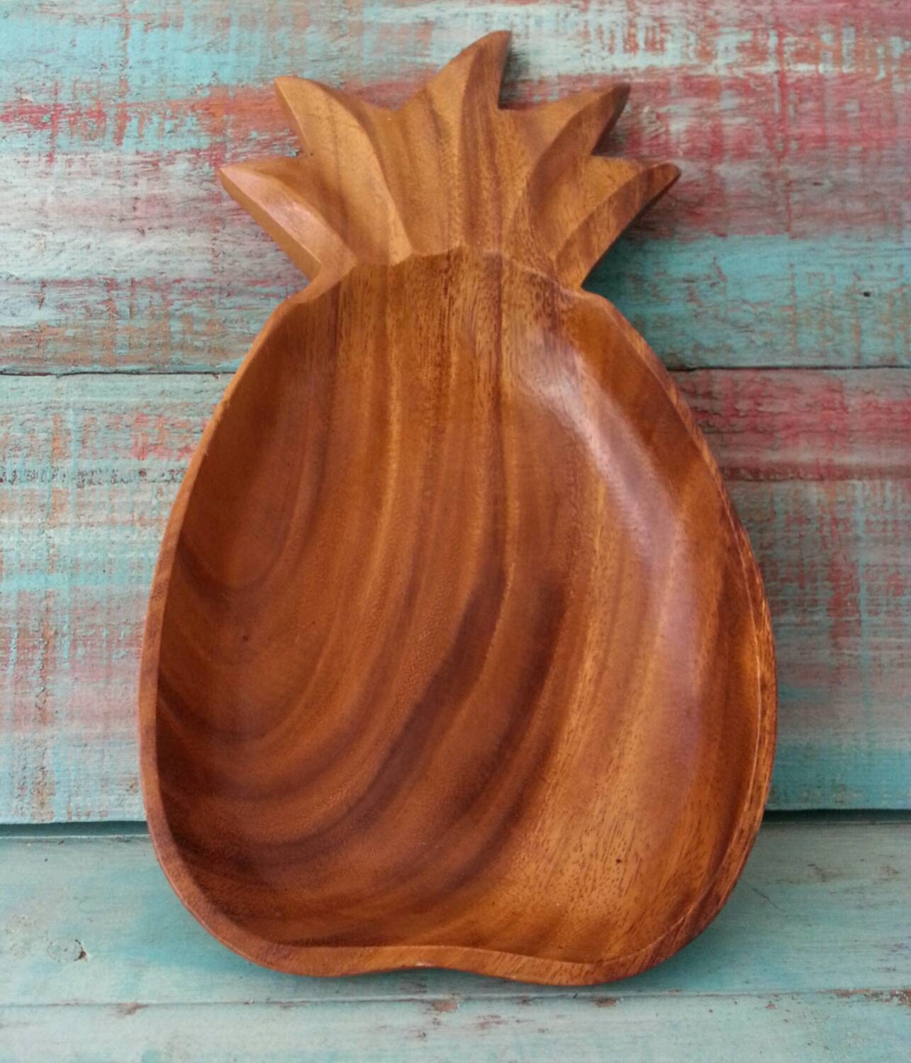 Pineapple Tray Wood Pineapple Tray Wooden Pineapple Medium