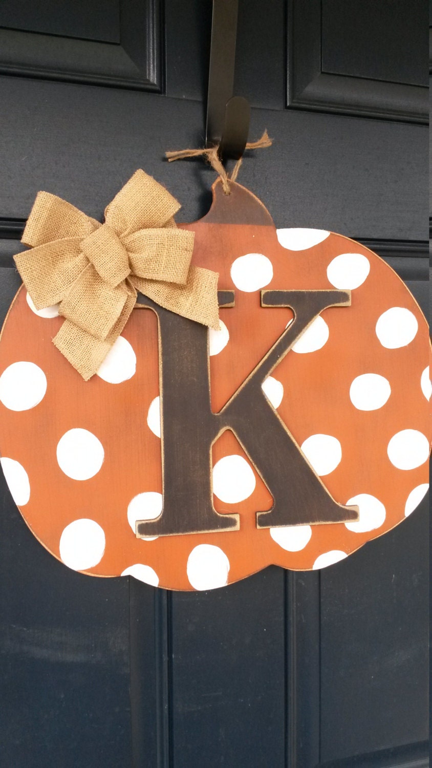 fall door decor wood pumpkin door decor with intital fall fall door decor wood pumpkin door decor with intital fall