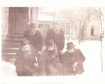 Vintage Photo Gentlemen Posing Old Photograph Paper Ephemera Snapshot Photo Collectibles