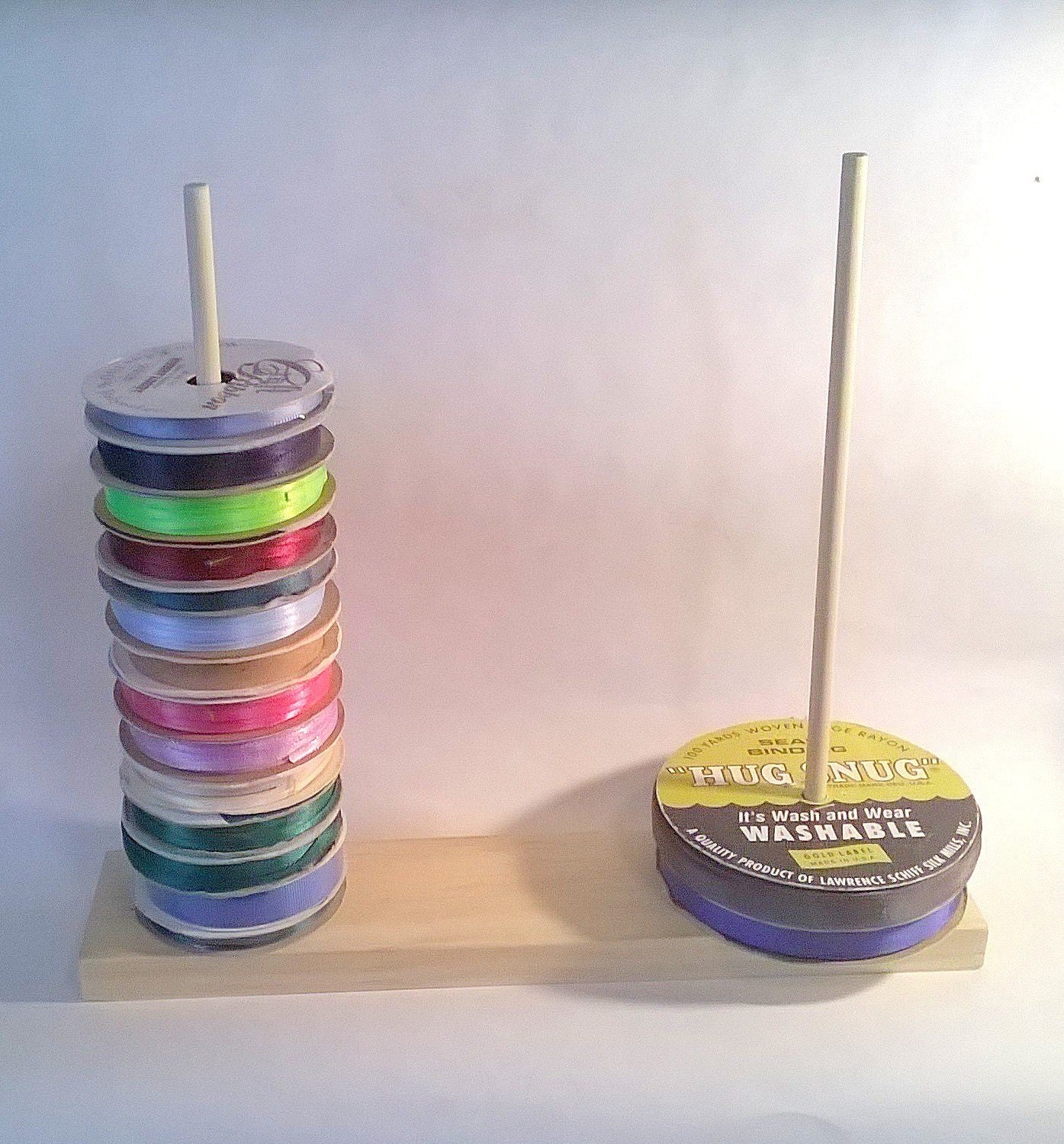 Ribbon Spool Holder Storage Organizer Holds 40 by DesignsbyDuane