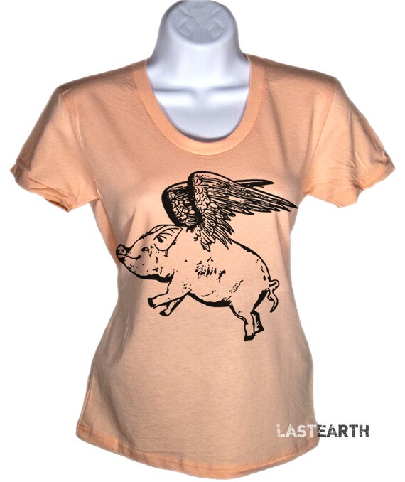 ideas present your for brother For Farmer Her Flying Pig  Tee Bacon Gifts Present Vintage L Idea