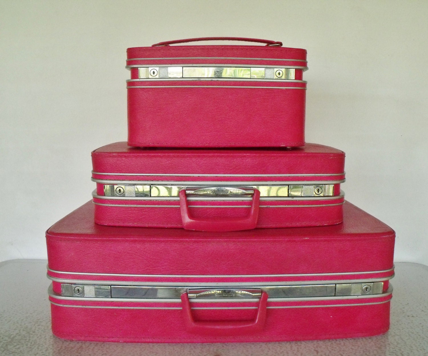 samsonite suitcase vintage