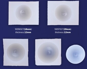 1pcs Silicone Mold for Jewellery, Half Dome Resin Mould 5 Sizes Diy Dome Findings
