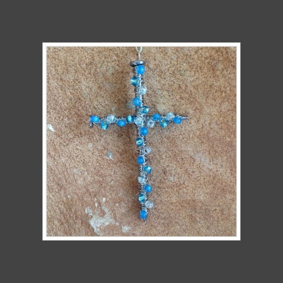 Rear View Mirror Cross by nataliereyna on Etsy