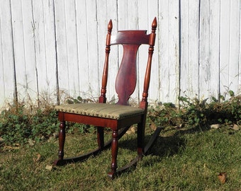 Vintage nursing rocking chair – Etsy