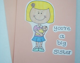 Big sister card | Etsy Big sister card | Etsy