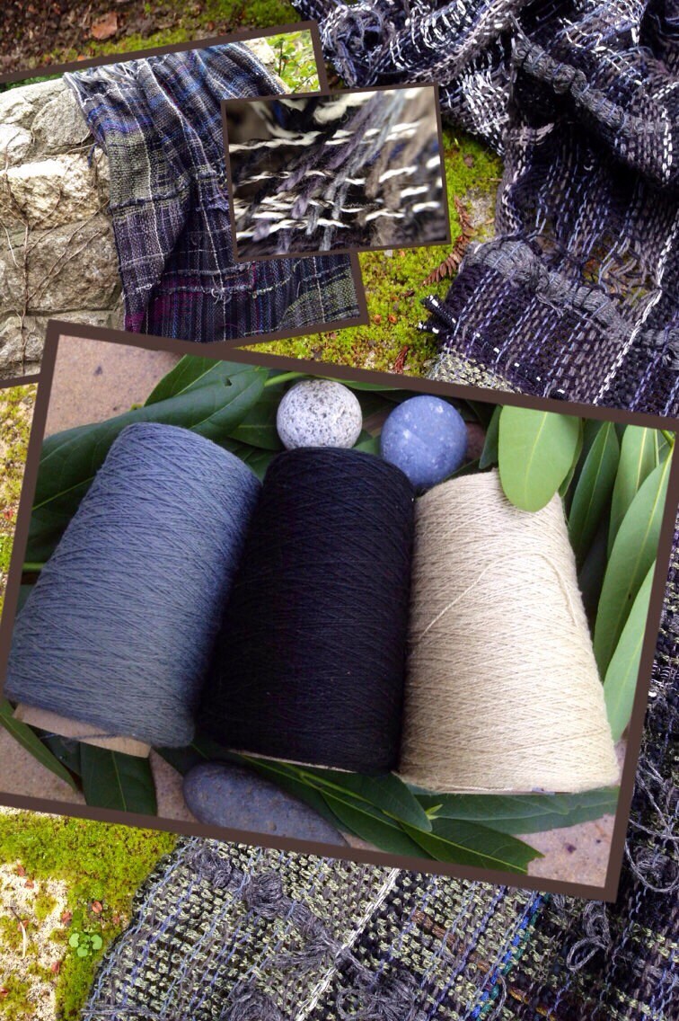 organic cottonlin weaving yarn cone set Castle