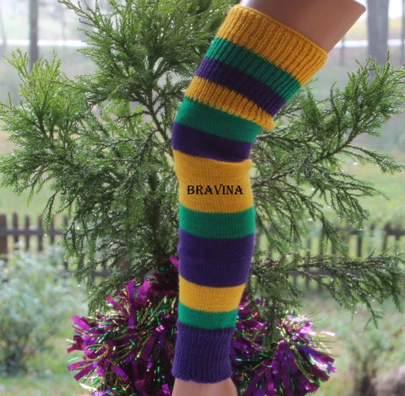 toddler mardi gras leg warmers