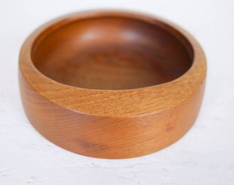 Mid Century Modern Teak Bowl