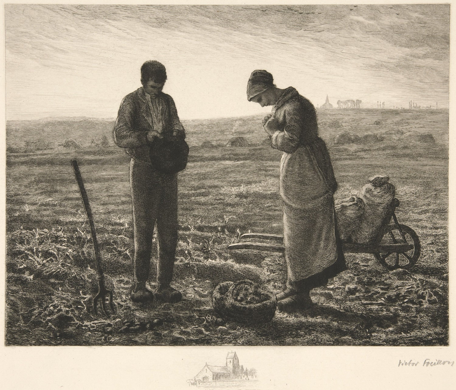 JeanFrancois Millet Reproductions The Angelus