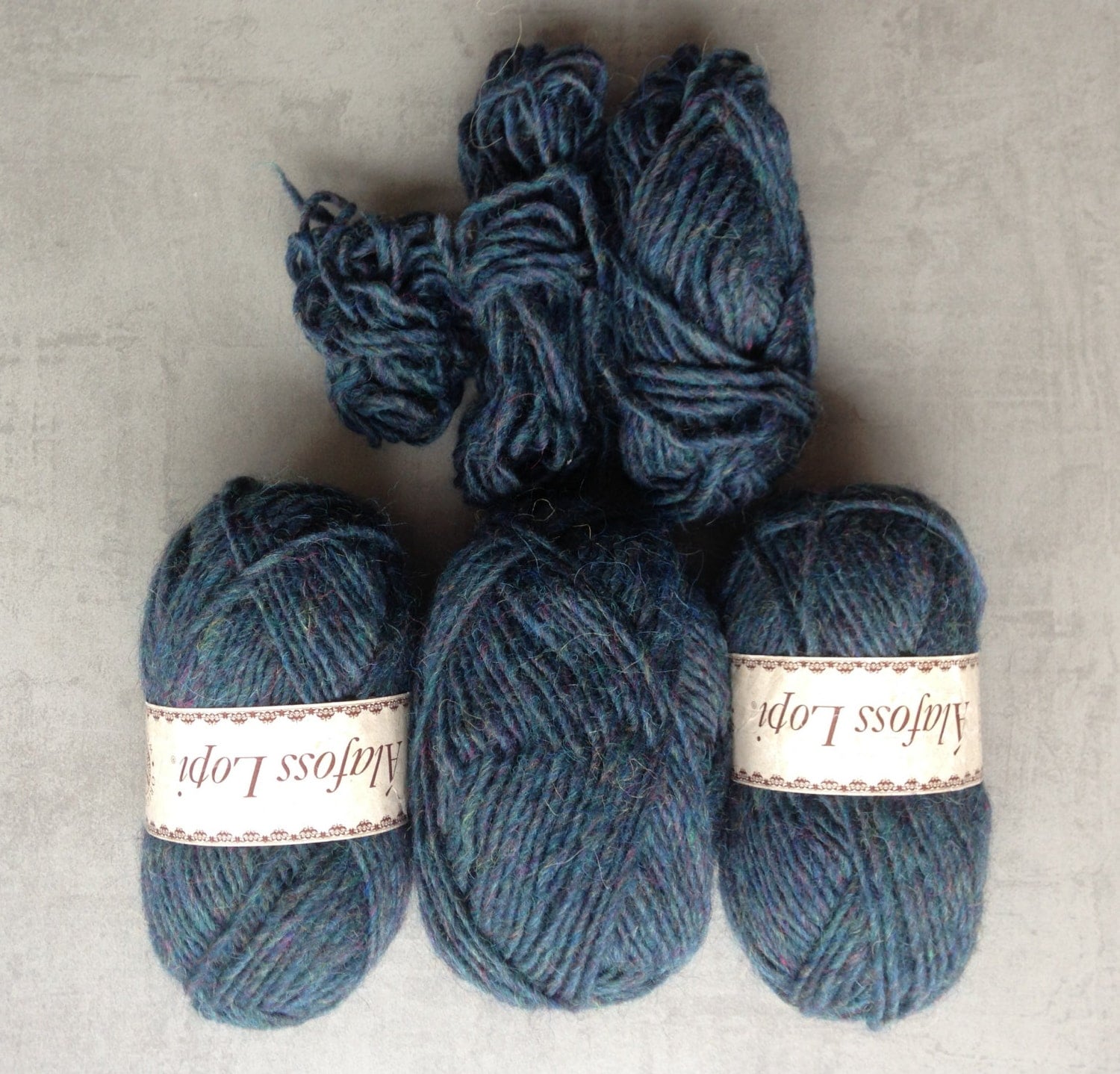 Icelandic Wool Yarn Alafoss Lopi Wool Destash Pure Wool