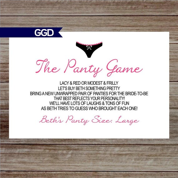 Lingerie Party Game 12