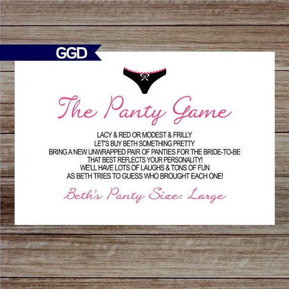 Bridal Lingerie Shower Games 7