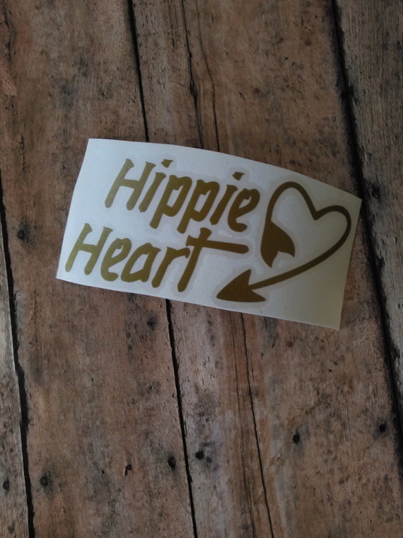 Hippie Vinyl Decal Hippie Decal Arrow Decal Car Decal