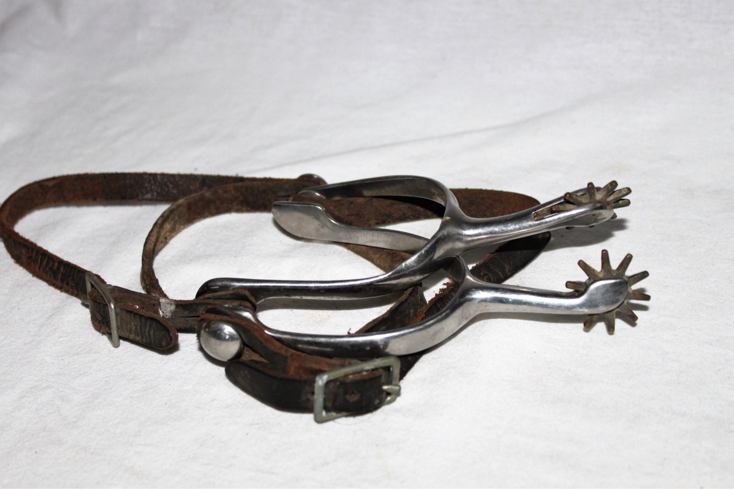 Vintage 10 Point Riding Spurs, Riding Spurs