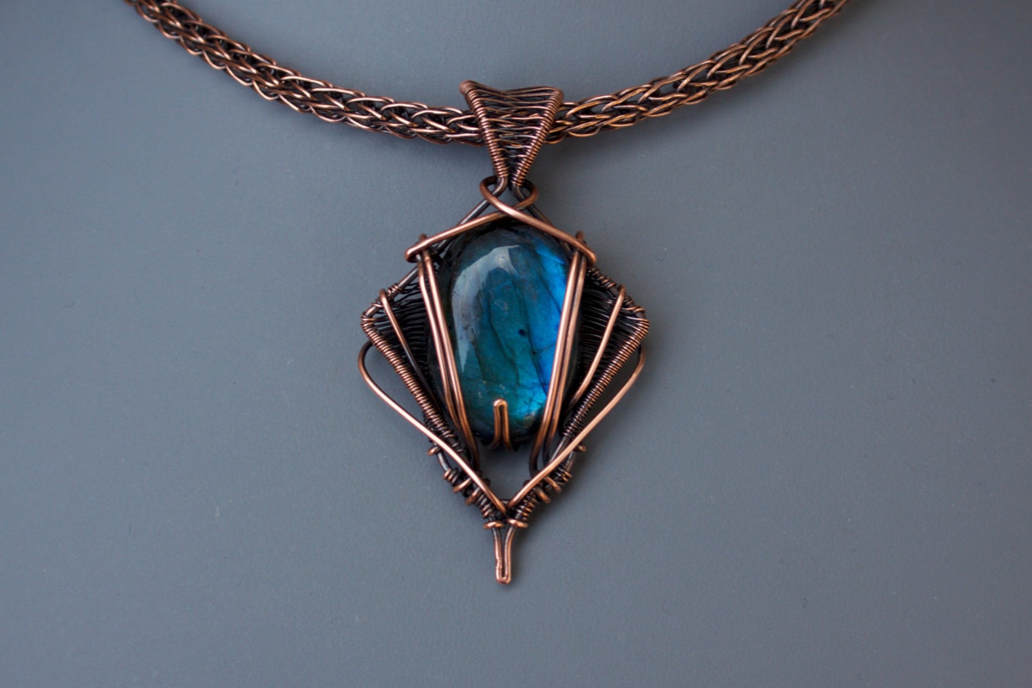 Astoria Art Deco Wire Wrapped Cabochon Pendant Tutorial