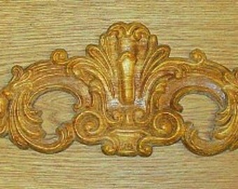 Applique Décorative En Bois Embossé 29 1/4 X 1 1/2 X 1/4 - Classic Carvings #722 - Neuf