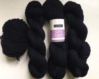 60% Off 3.5 Merino Superwash Louet Gems Sport 787 Yards Black