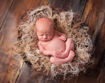 Photography Props Newborns Baby Photo Prop Basket Stuffer Layering Set in Neutral Colors Baby First Photo Prop Newborn Photography Prop