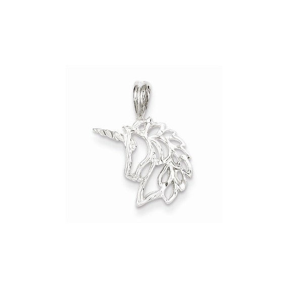 Sterling Silver Unicorn Charm by LanesJewelrySupply on Etsy