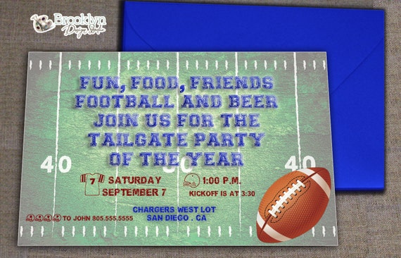 Rhymes For Football Party Invitations 4