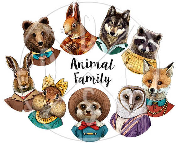 clipart animal families - photo #34