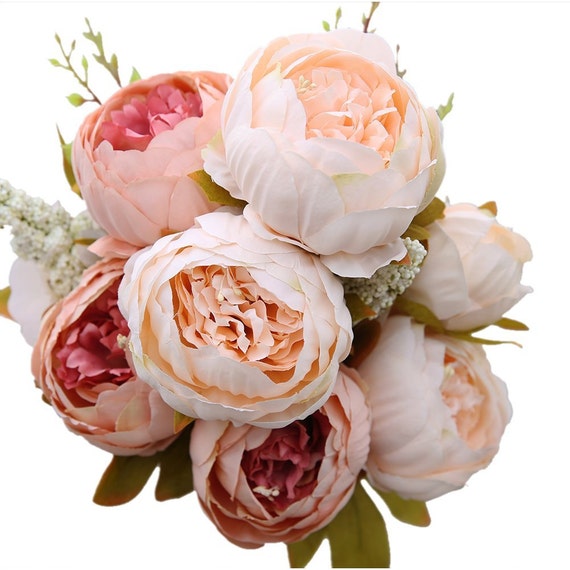 Decorative Artificial Flower Blush Silk Peony Flowers Bouquet   Il 570xN.1060964346 J15y 