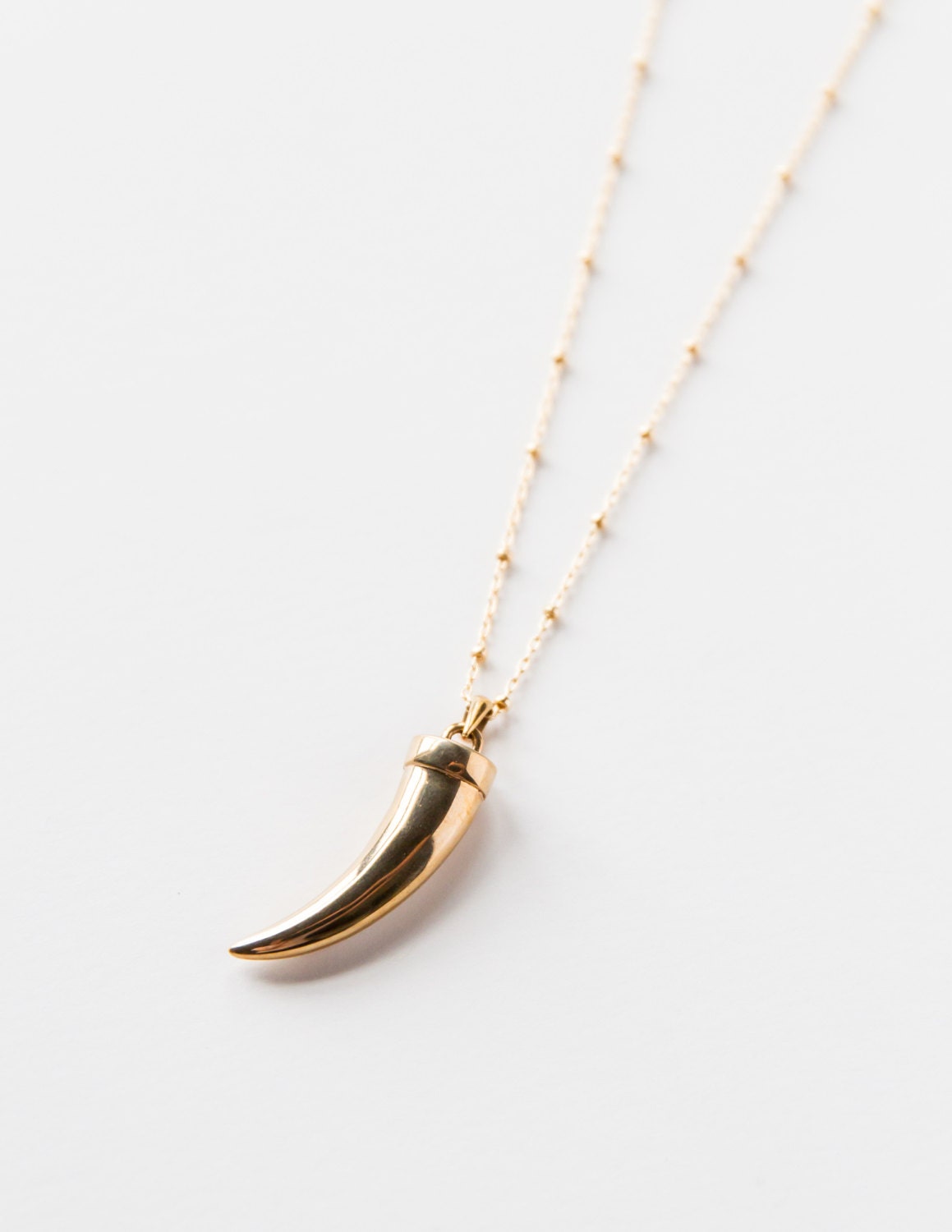 Gold Filled Claw Necklace