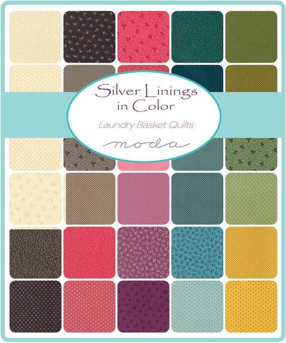 Silver Linings in Color by Laundry Basket Quilts for Moda