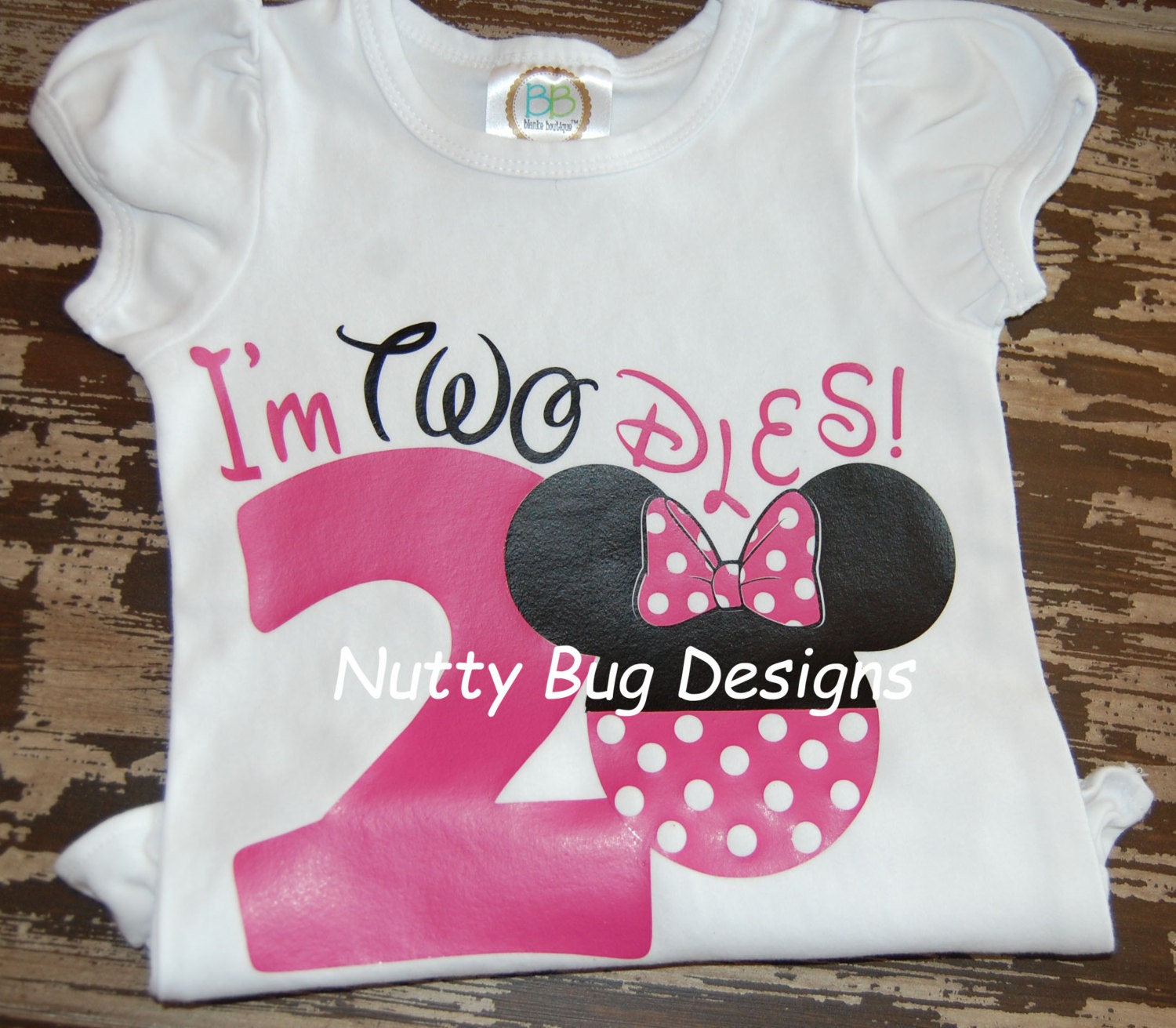 Minnie Mouse 2nd Birthday Shirt 6156