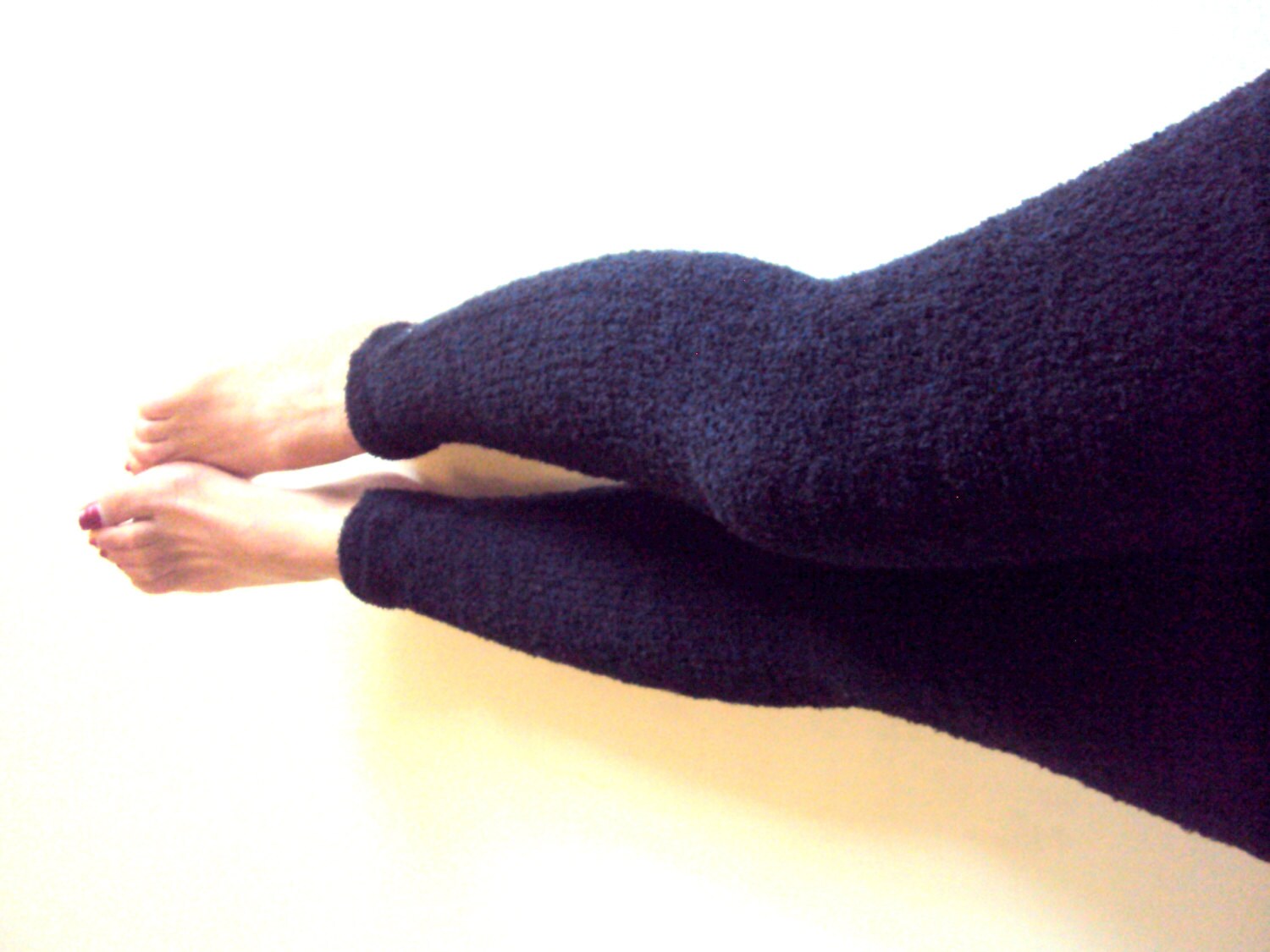 fuzzy yoga pants