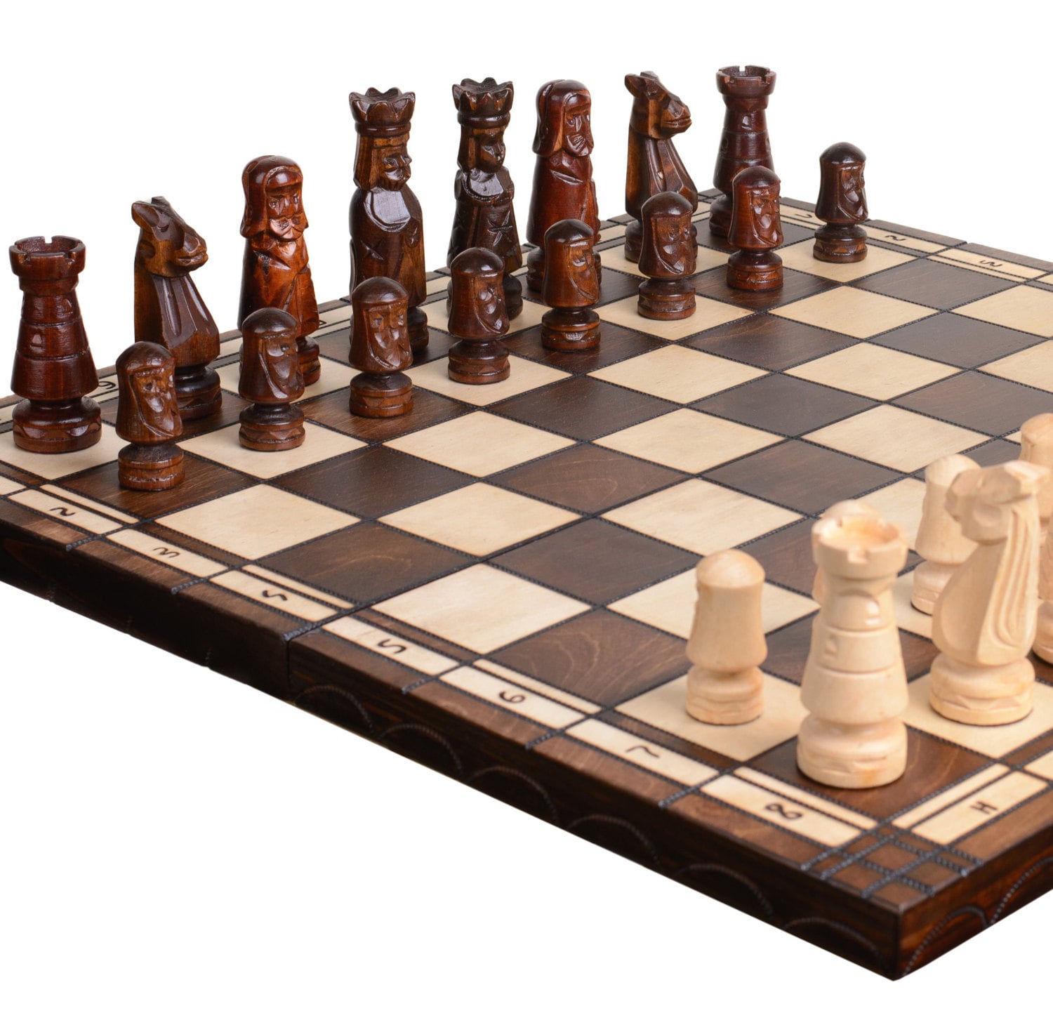 Boyfriend gift Wood chess set Mens gift Husband gift by EcoToy