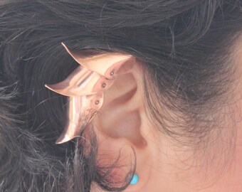Armor Ear Cuff, Armor Jewelry, Medieval, Hermes, Greek, Non Piercing, Upper Cartilage, Gothic, Steampunk, Greek Cosplay, Elf Ear Cuff