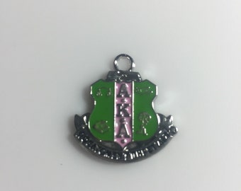 AKA Sorority Crest Charm.Alpha Kappa Alpha Crest Charm